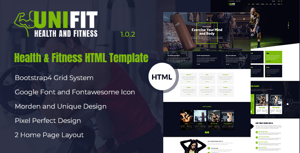 Unifit - Health - ThemeForest 21588995