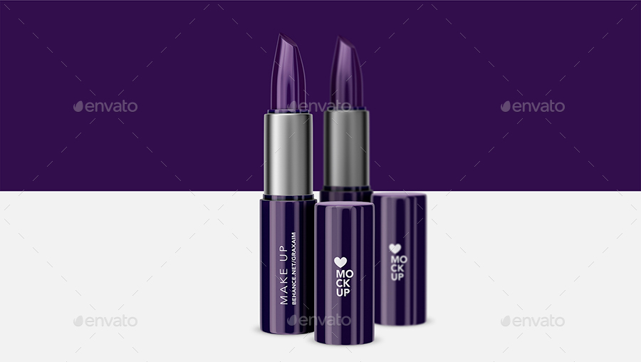 Download Cosmetics Lipstick Mockup - Make up by Graxaim | GraphicRiver