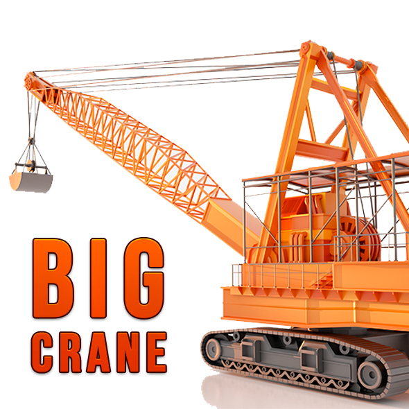 Big industrial Crane - 3Docean 23662432