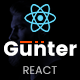 Gunter - React Digital Agency Template + RTL Supported - ThemeForest Item for Sale