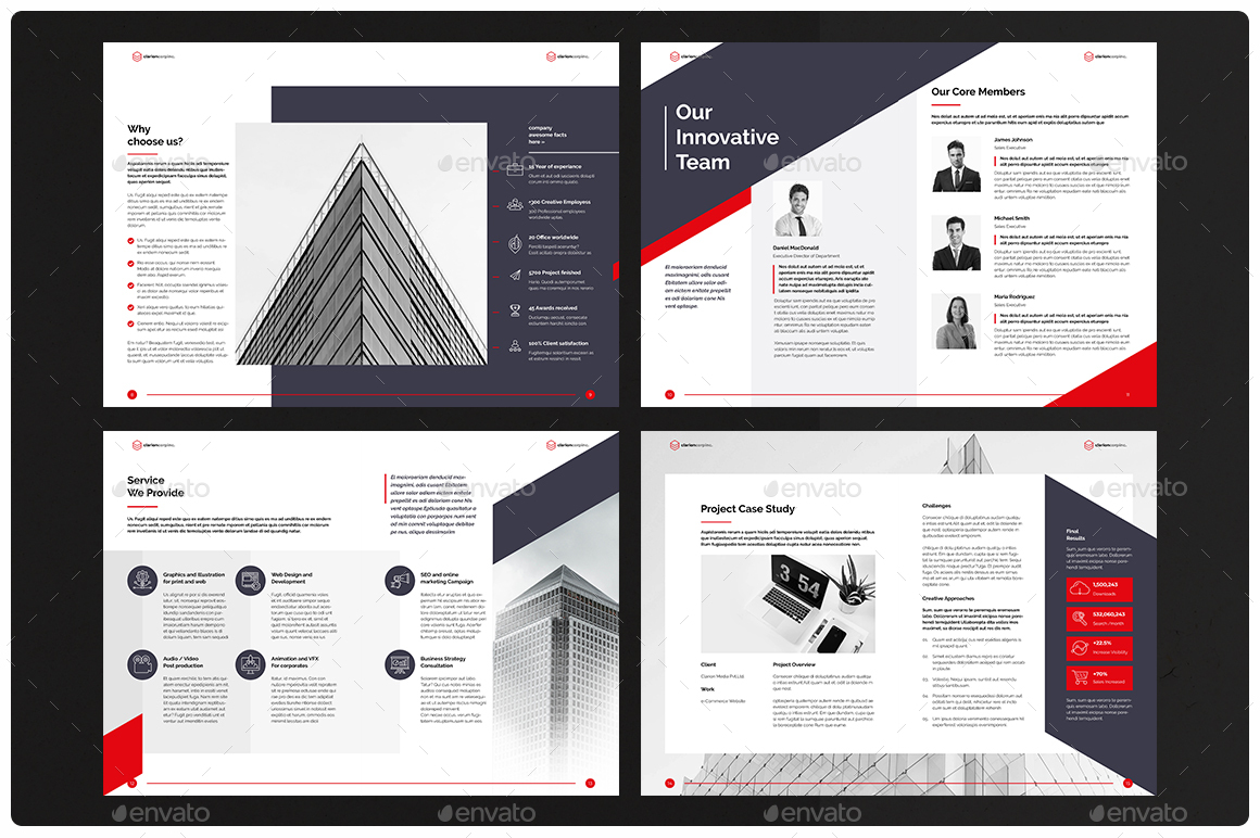 Company Profile Brochure, Print Templates | GraphicRiver