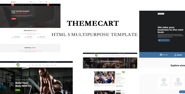 Themecart-MultipurposeHTML5 Responsive OneMulti - ThemeForest 22075953