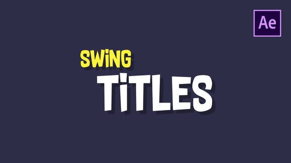 Funny Swing Titles - VideoHive 23664192