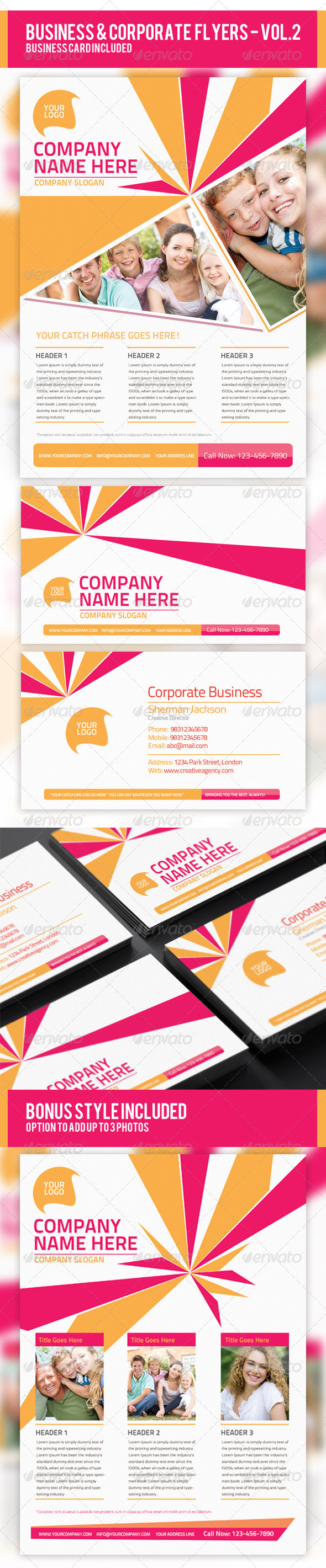 Business & Corporate Flyer PSD Templates - Corporate Flyers