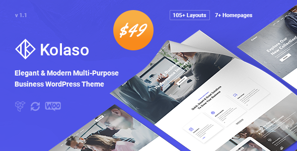 Kolaso – Modern Multi-Purpose WordPress Theme