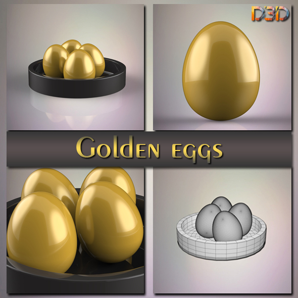 Golden eggs - 3Docean 23681068