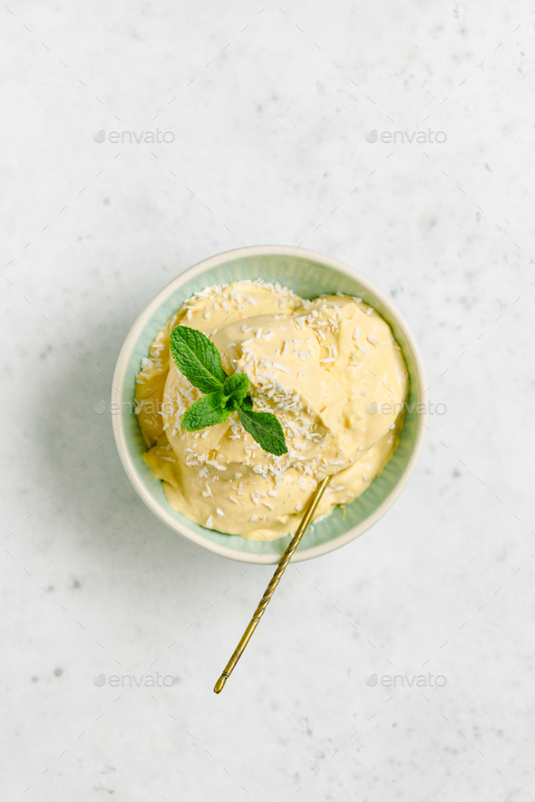 Homemade vegan ice cream Stock Photo by Edalin PhotoDune