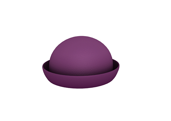 Women Bowler Hat - 3Docean 23682043