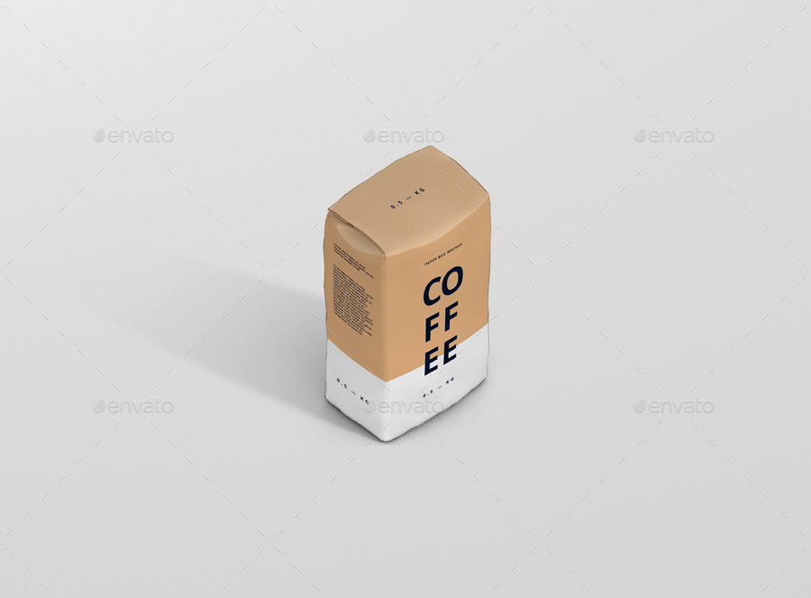 Coffee Paper Bag Mockup Bundle