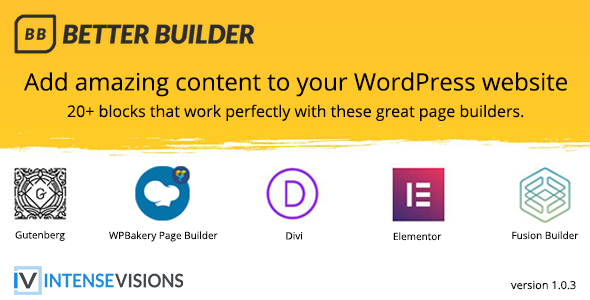 Better Builder - Addon for WordPress Page Builders