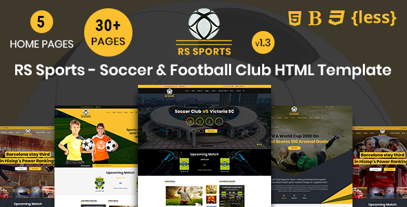RSSports - SoccerFootball - ThemeForest 21520037