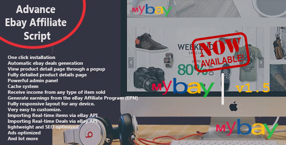 Mybay - Fully Automated Advanced eBay Affiliate Script