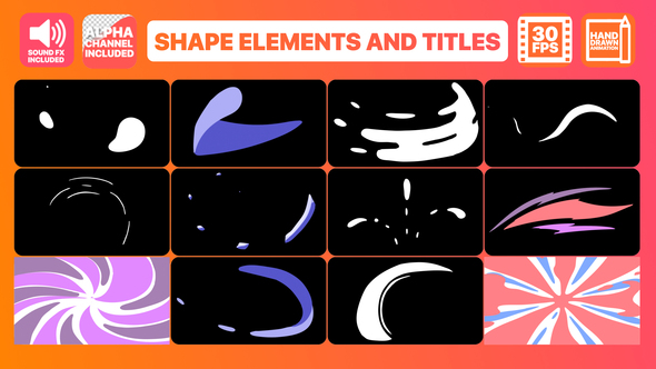 Shape Elements And - VideoHive 23686221