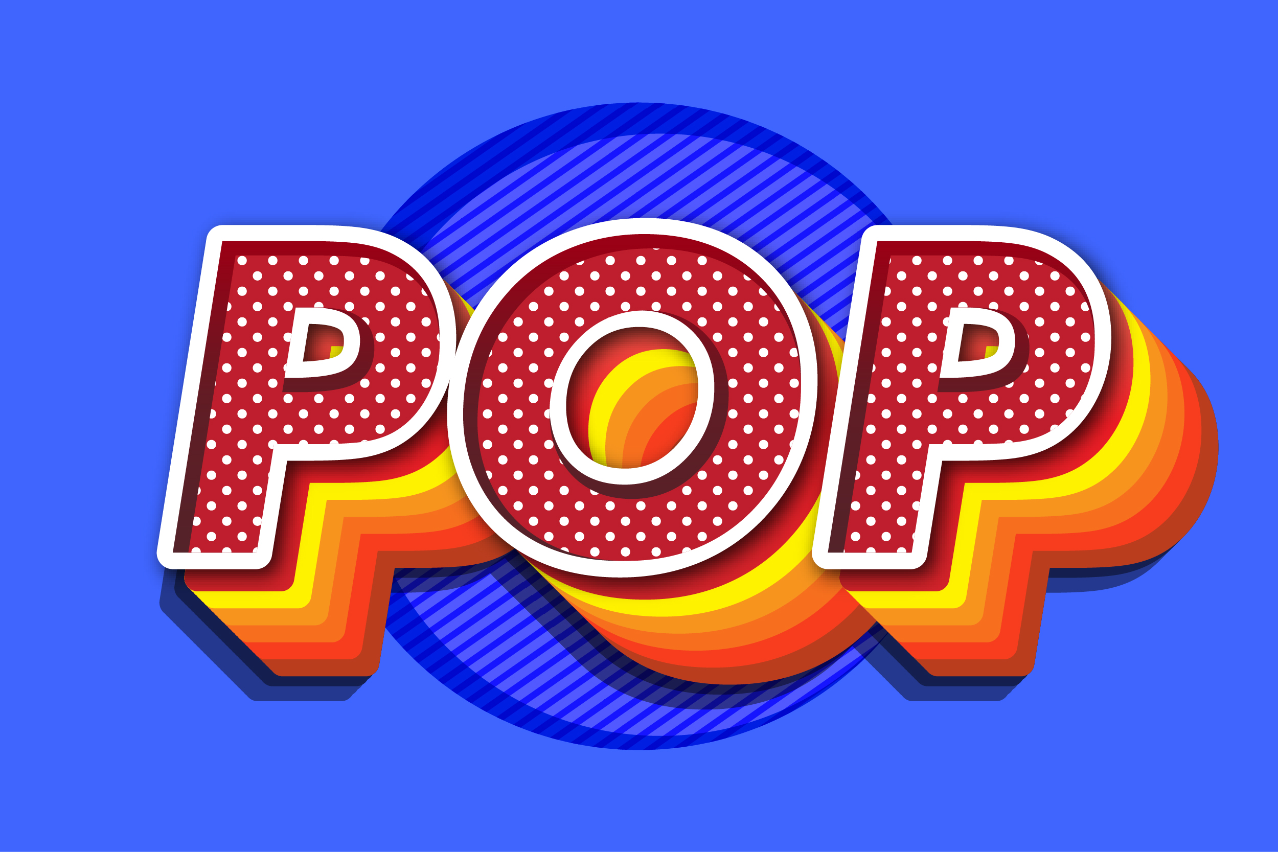 Pop Art Text Effect for Illustrator, Add-ons | GraphicRiver