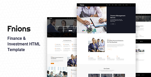 Wondrous Fnions - Finance and Business Consulting HTML Template