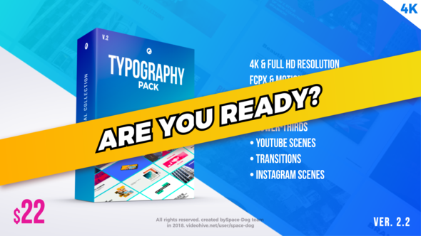 Typography Pack PRO | FCPX or Apple Motion