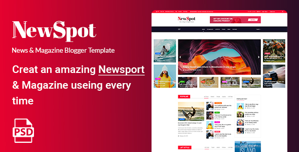 NEWSPOT - NewsMagazine - ThemeForest 23275821