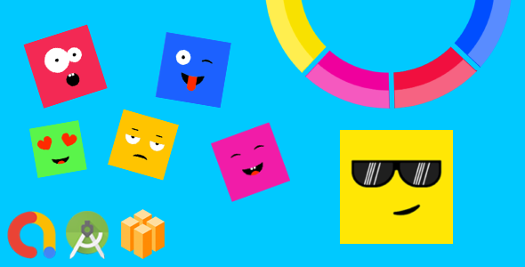 Cute Color - Android Studio + Buildbox Template + Admob + Eclipse