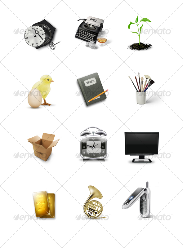creative project icons - Web Elements