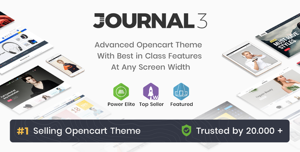 Extraordinary Journal - Advanced Opencart Theme Framework
