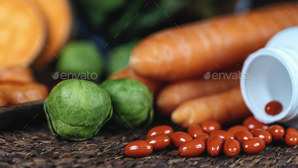Lutein Supplements - Stock Photo - Images