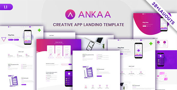 Marvelous ANKAA - App Landing Page