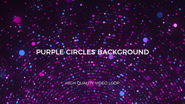 Purple Circles Background
