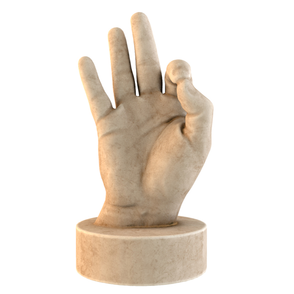 STATUE OF HAND - 3Docean 23696758