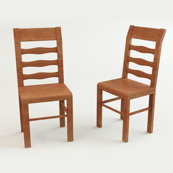 Wooden Chair - 3Docean 23697796