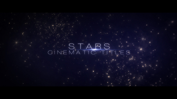 Stars Cinematic Titles - VideoHive 23700002