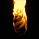 Flaming Torch At Night - VideoHive Item for Sale
