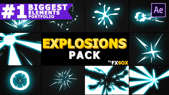 Explosion Elements Pack | After Effects Template