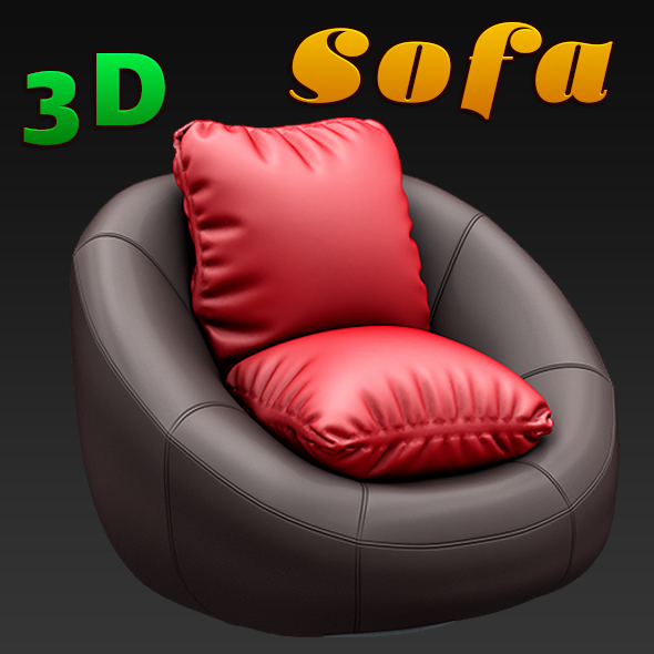 modern sofa - 3Docean 23701740