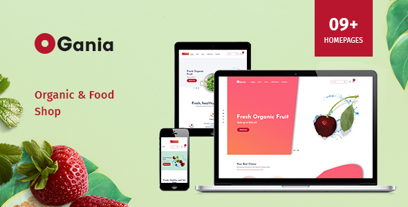 Ogania - Organic & Food WooCommerce WordPress Theme