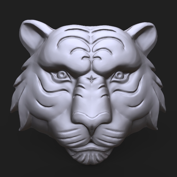 Tiger Face bas - 3Docean 23707862