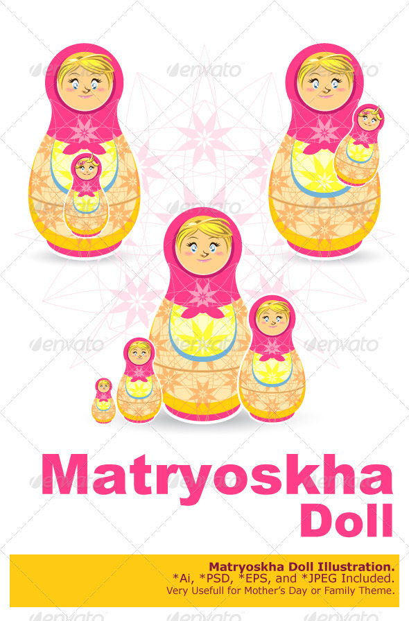 Mother’s Day Matryoshka - Miscellaneous Seasons/Holidays
