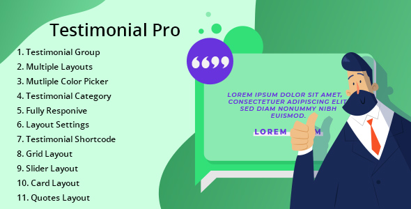 Testimonials Pro – WordPress Testimonials and Reviews