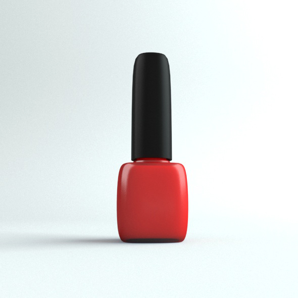 Red Nail Polish - 3Docean 23712756