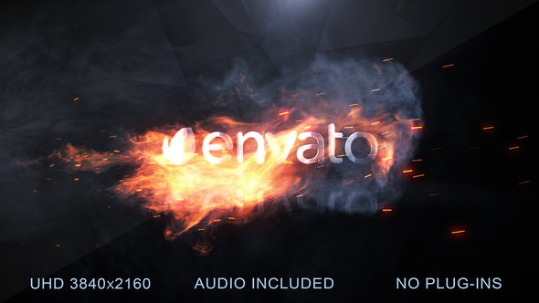 Flame Logo Reveal - VideoHive 23714915
