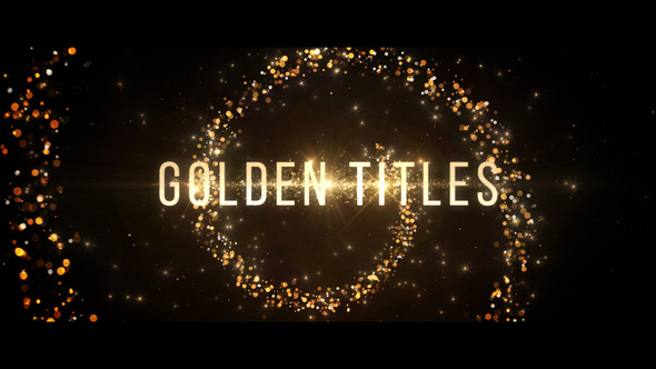 Golden Titles - VideoHive 23716502