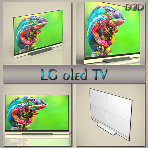 LG oled TV - 3Docean 23716966