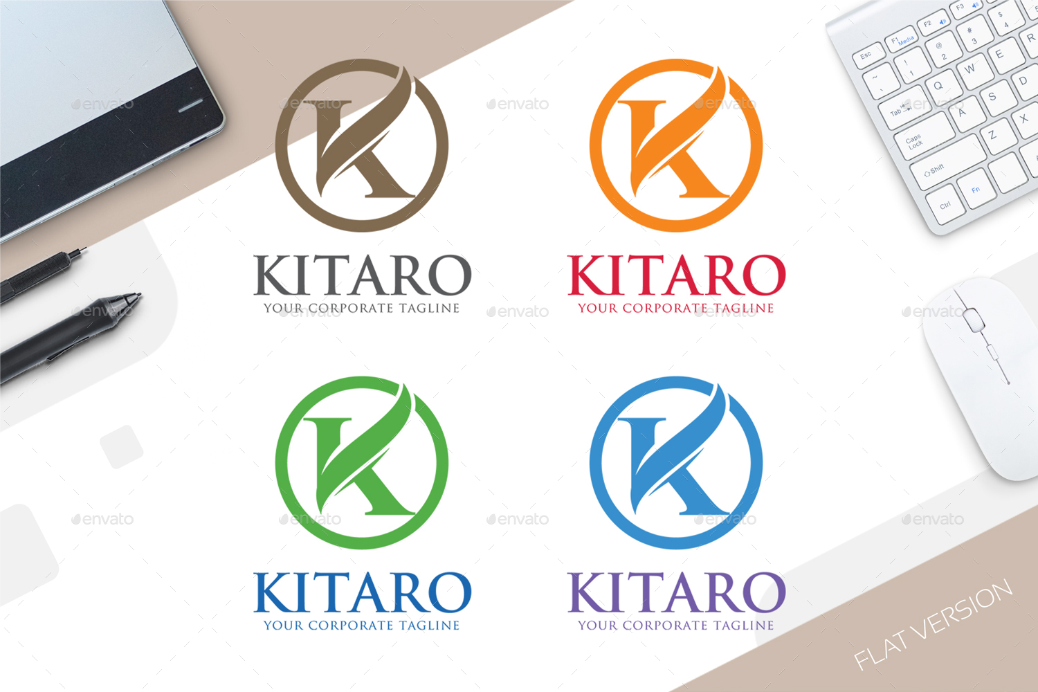 Letter K Logo - Kitaro, Logo Templates | GraphicRiver