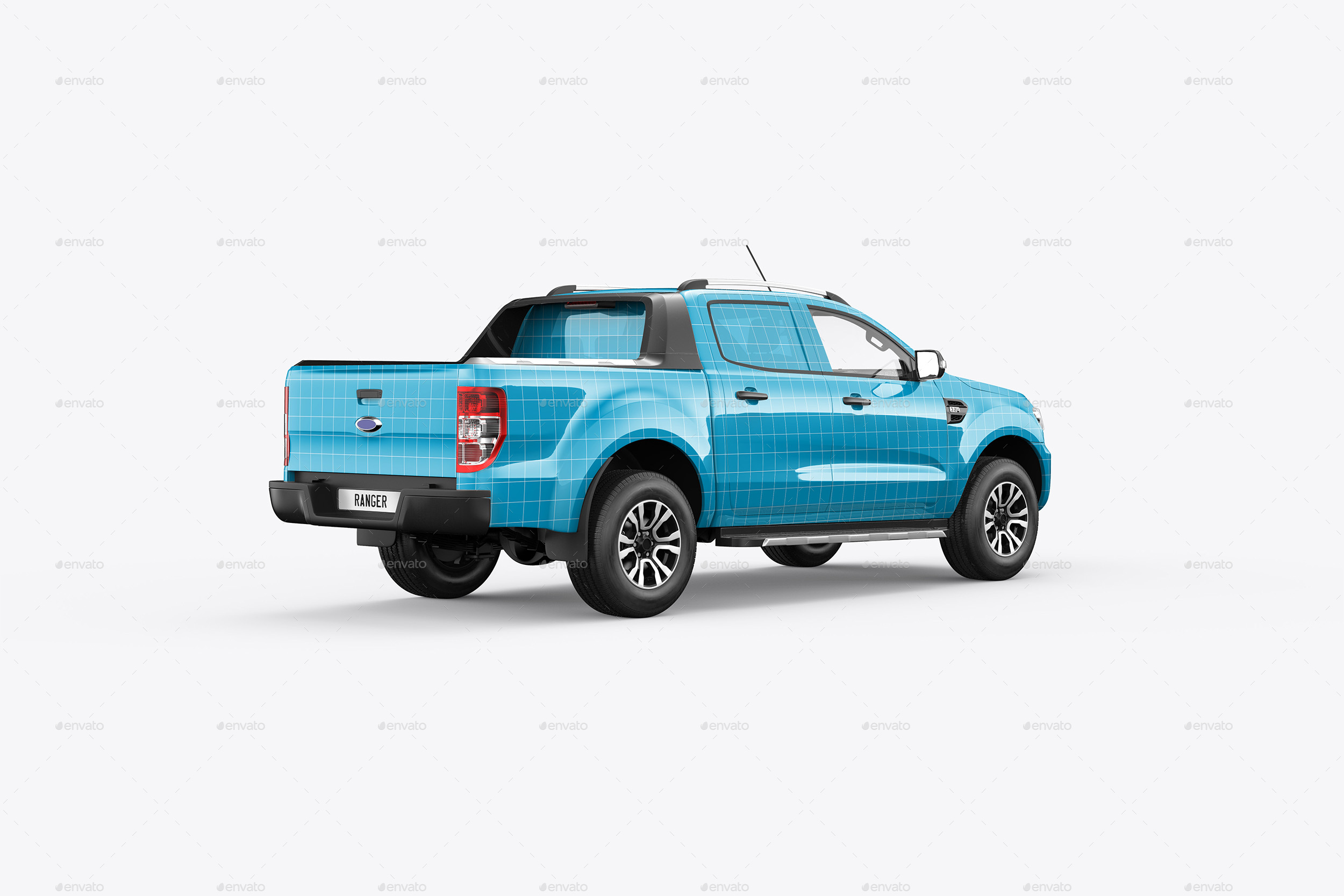 Ranger Pickup Truck Mockup Graphics Graphicriver