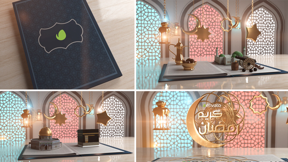 RamadanEid greeting book - VideoHive 23708931