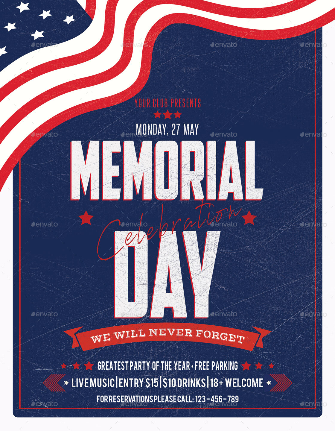 Memorial Day by oloreon | GraphicRiver