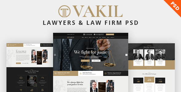 VAKIL - Lawyers - ThemeForest 23723464