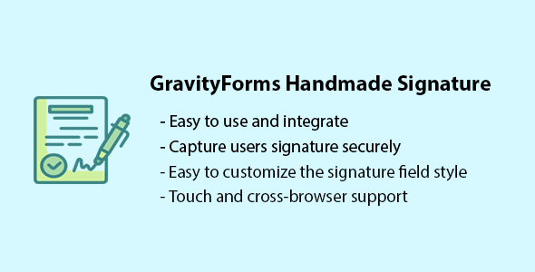 GravityForms Handmade Signatures