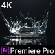 Water Drop Splash Logo - Premiere Pro - VideoHive Item for Sale