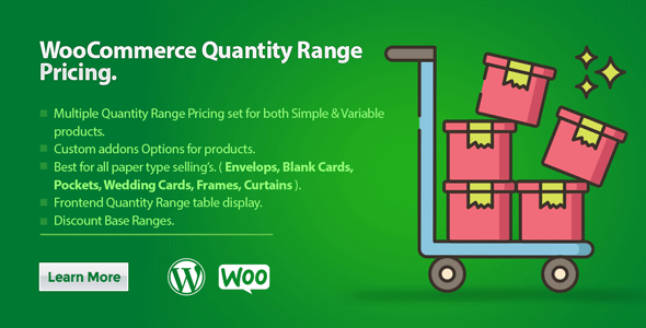 WooCommerce Quantity Range Pricing