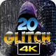 20 Digital Glitch Transitions - VideoHive Item for Sale